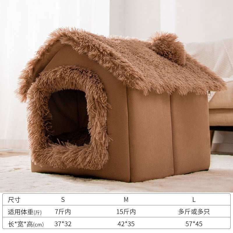 All-Season Thermal Enclosed Pet House & Brooder Nest