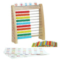 GREAT HOME-SCHOOLING ESSENTIALS] Complete Wooden Math Station & Counting Abacus Kit