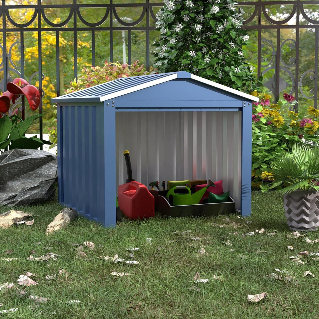 Professional 3ft x 3ft Galvanized Steel Outdoor Utility Storage Suite