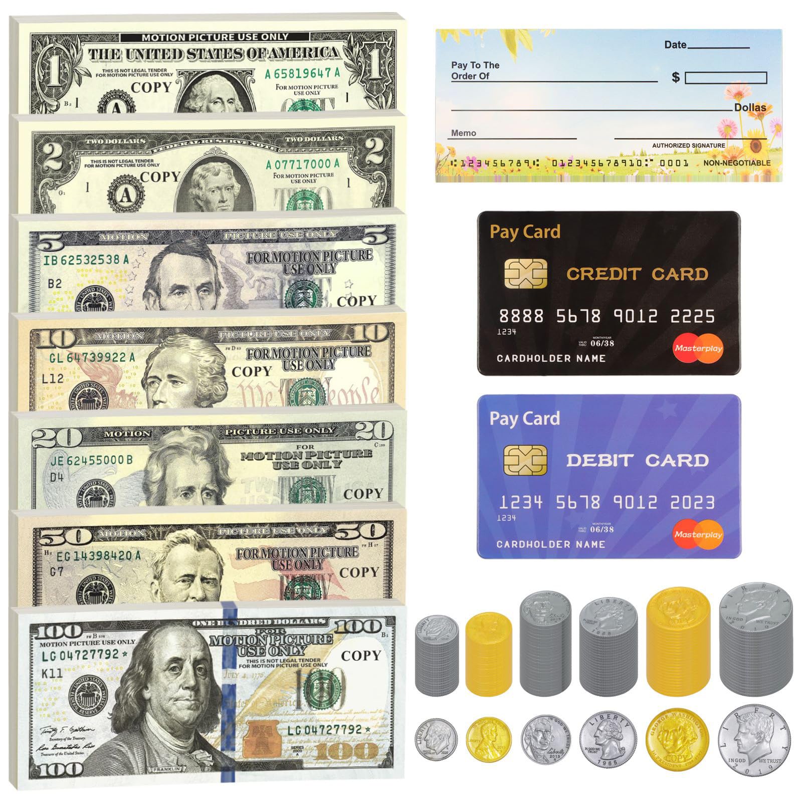 Money Master Kit: 542-Piece Play Money & Financial Literacy Set