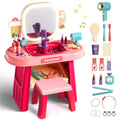 Glamour & Glow Interactive Toddler Vanity & Stool Set
