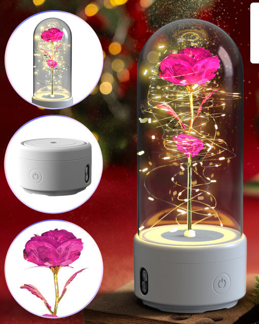 2-in-1 Legacy Love Bluetooth Speaker & LED Forever Rose Suite