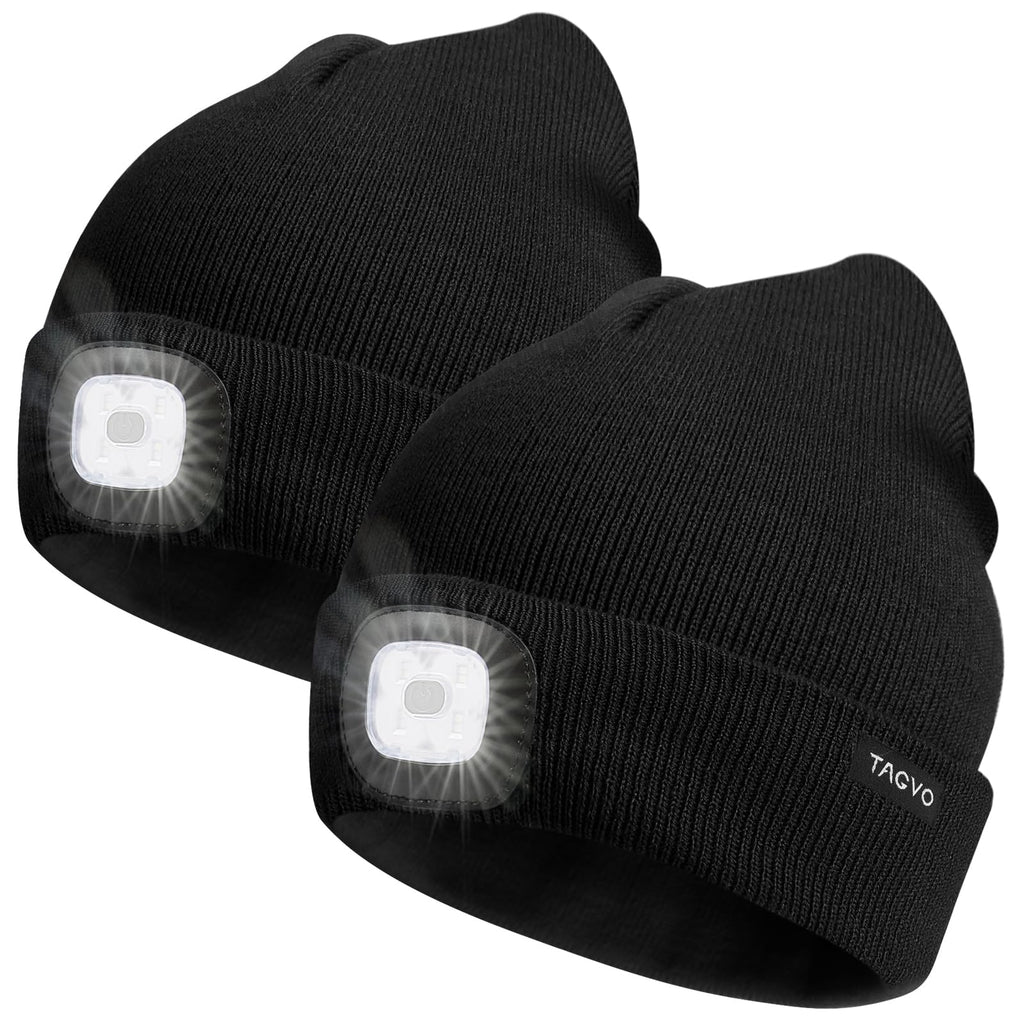 TAOVO Professional Unisex Rechargeable LED Headlamp Beanie Suite