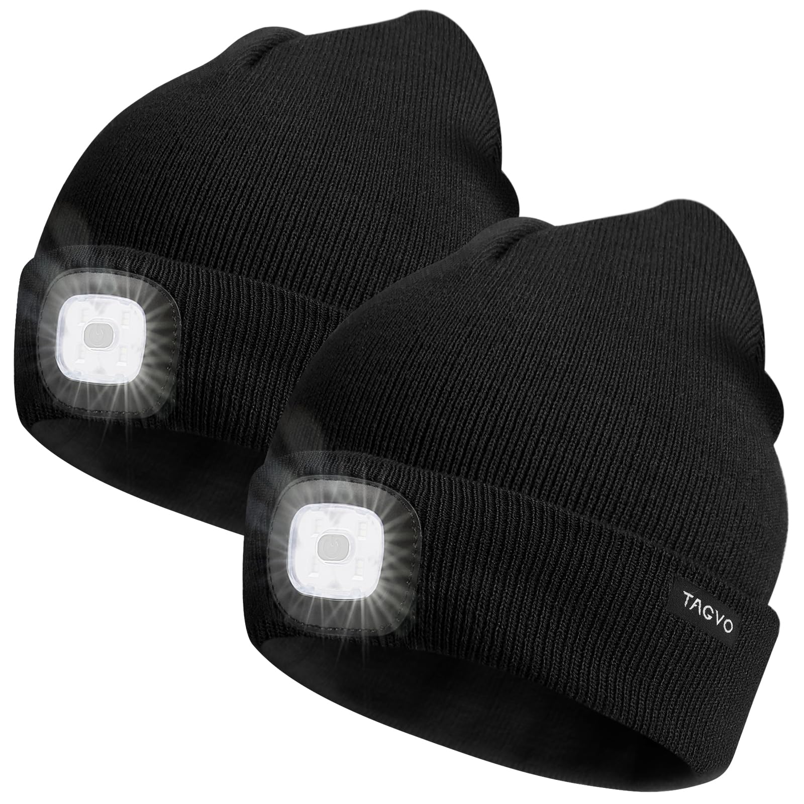 TAOVO Professional Unisex Rechargeable LED Headlamp Beanie Suite