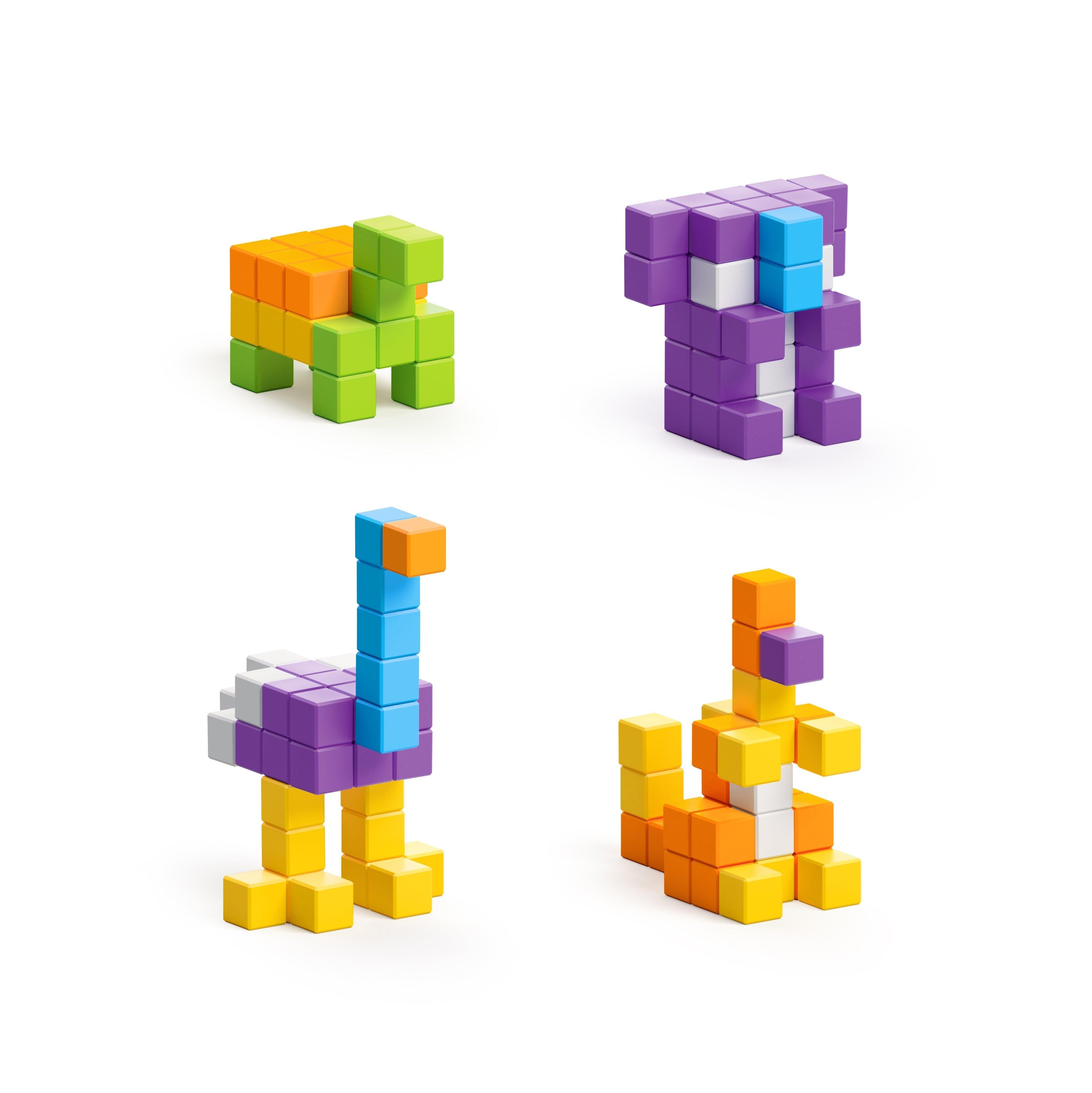 PIXEL-ART STEM BUILDING KIT (SAFARI EDITION).