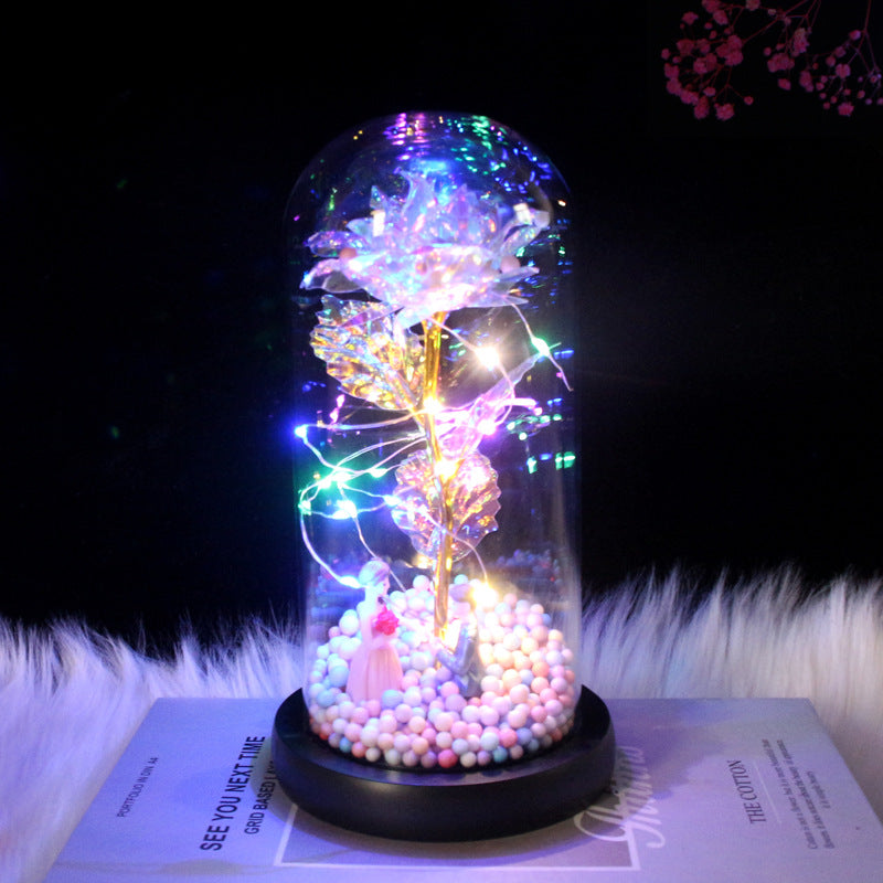 Legacy Love🔐 Preserved Forever Rose LED Night Light in Glass Dome