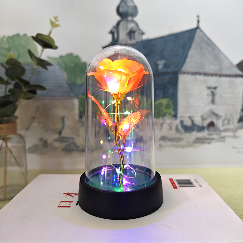 Legacy Love🔐 Forever Rose LED Night Light in Glass Dome