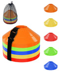 100-Pack Disc Sports Training Cones with Mesh Bag