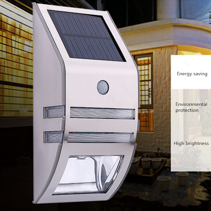Professional Solar Wall Light with 120° Motion Sensor Security Suite
