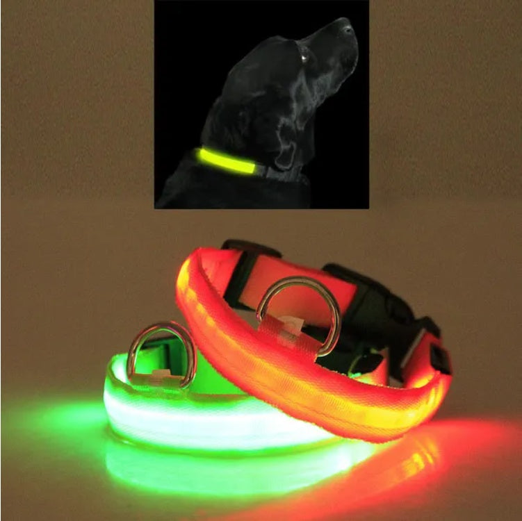 LED Night-Vision Safety Halo Pet Collar