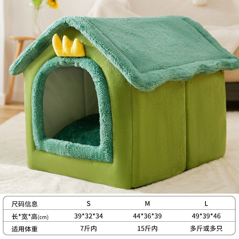 All-Season Thermal Enclosed Pet House & Brooder Nest