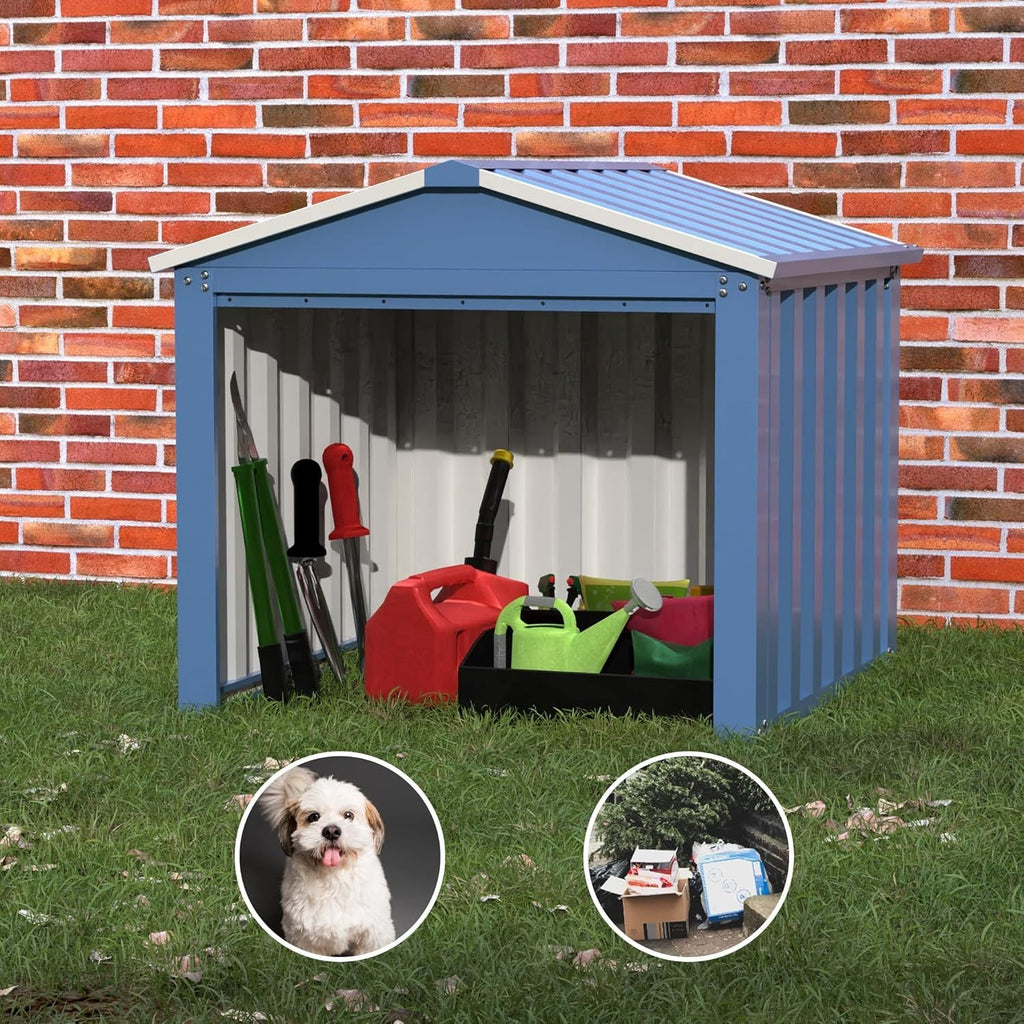 Professional 3ft x 3ft Galvanized Steel Outdoor Utility Storage Suite