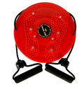 2-in-1 Core Twister & Resistance Band Fitness Station