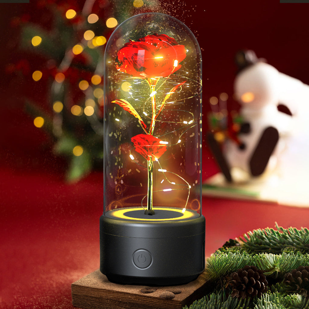 2-in-1 Legacy Love Bluetooth Speaker & LED Forever Rose Suite