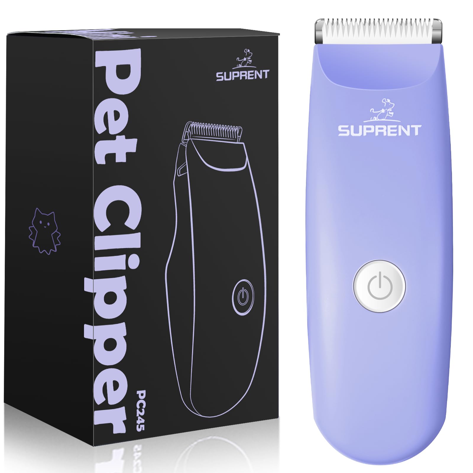 SUPRENT Professional Waterproof Pet Clippers for Matted Hair