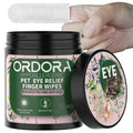 ORDORA Hypoallergenic Pet Eye Relief & Tear Stain Wipes
