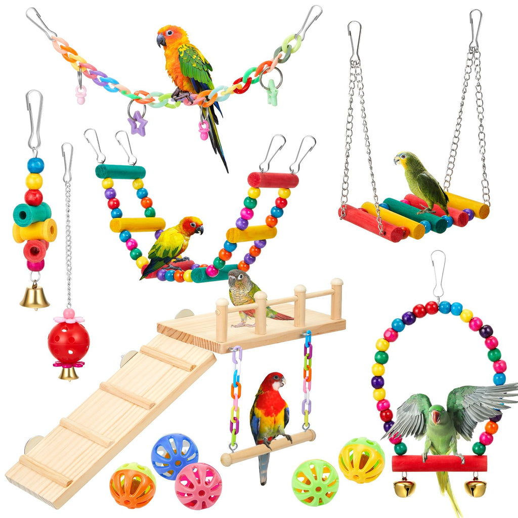 Sonwyoung 12-Piece Ultimate Avian Enrichment & Training Suite