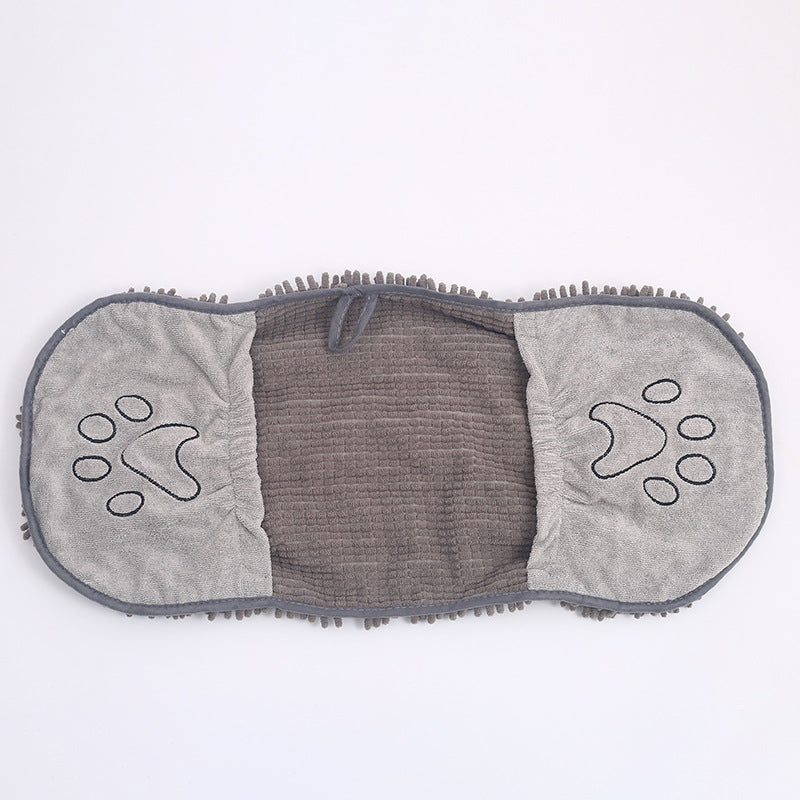 Ultra-Absorbent Chenille Quick-Dry Pet Bath Towel