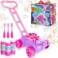 Professional ArtCreativity Pink Bubble Lawn Mower & Preschool Push-Toy Suite