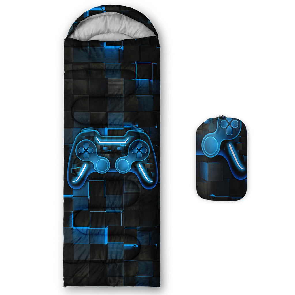 Axolotl Gamepad 3-Season Waterproof Sleeping Bag