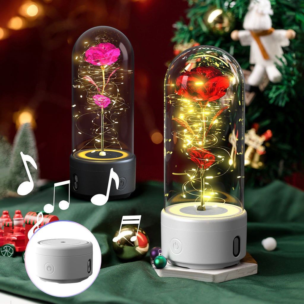 2-in-1 Legacy Love Bluetooth Speaker & LED Forever Rose Suite