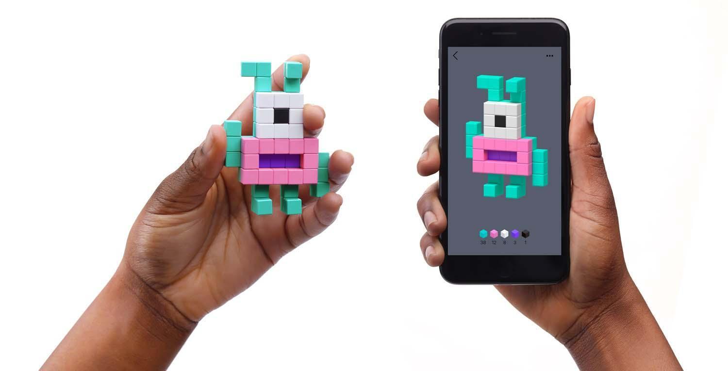 PIXEL-ART STEM BUILDING KIT (SAFARI EDITION).