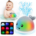 Professional Light Up Spraying Whale Bath Toy Suite