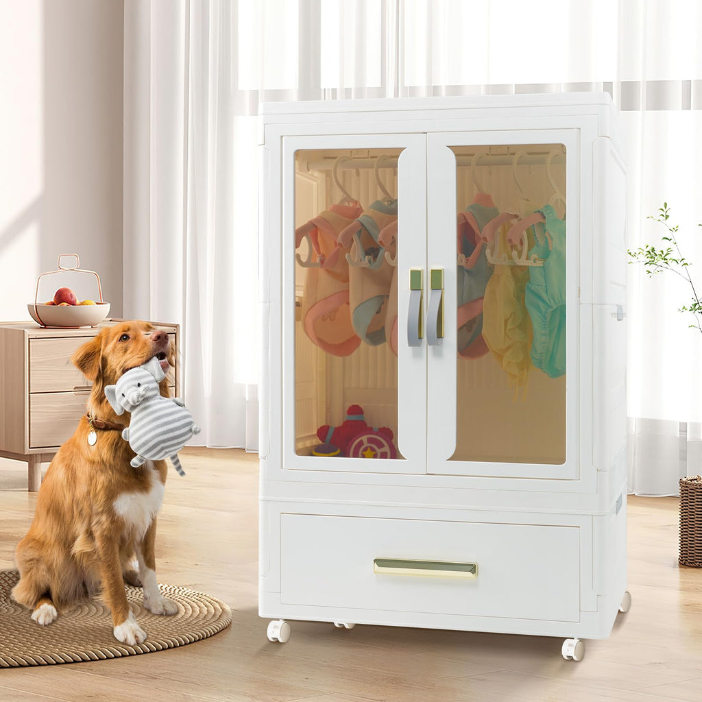 Qudra Kast Professional Stackable Pet Wardrobe & Gear Closet