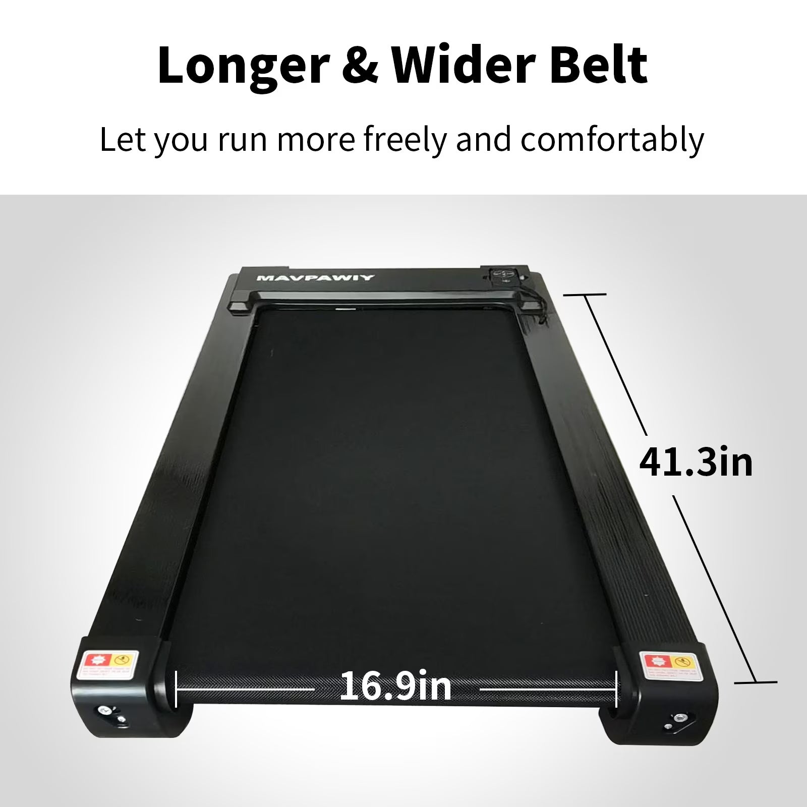 Work-Flow' 2.25HP Silent Under-Desk Walking Pad