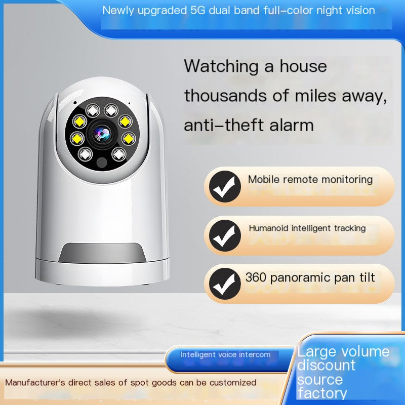 V380 Pro 360° Smart AI Wi-Fi Surveillance & Pet Monitor
