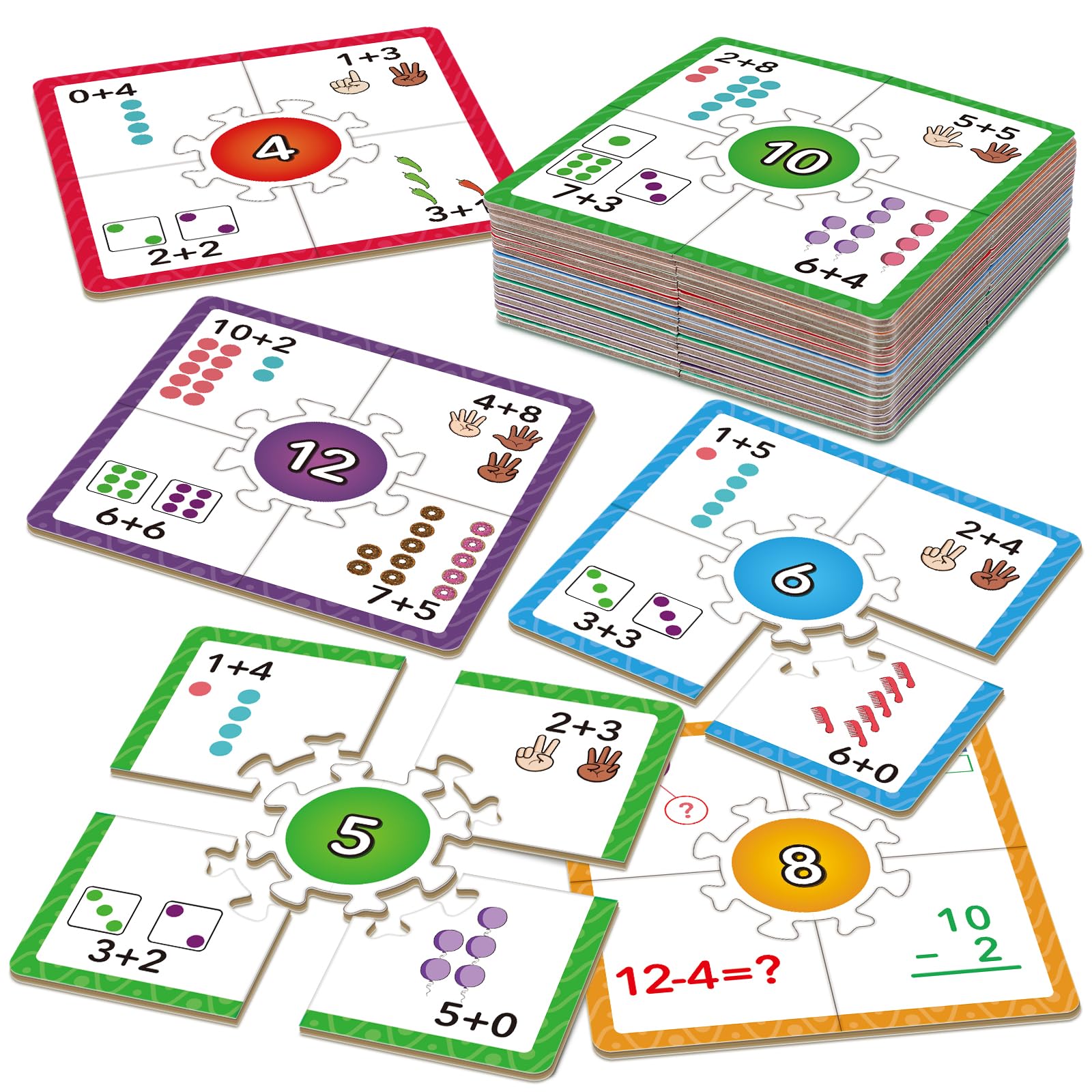 Self-Correcting Math Mastery: Addition & Subtraction Puzzle Set