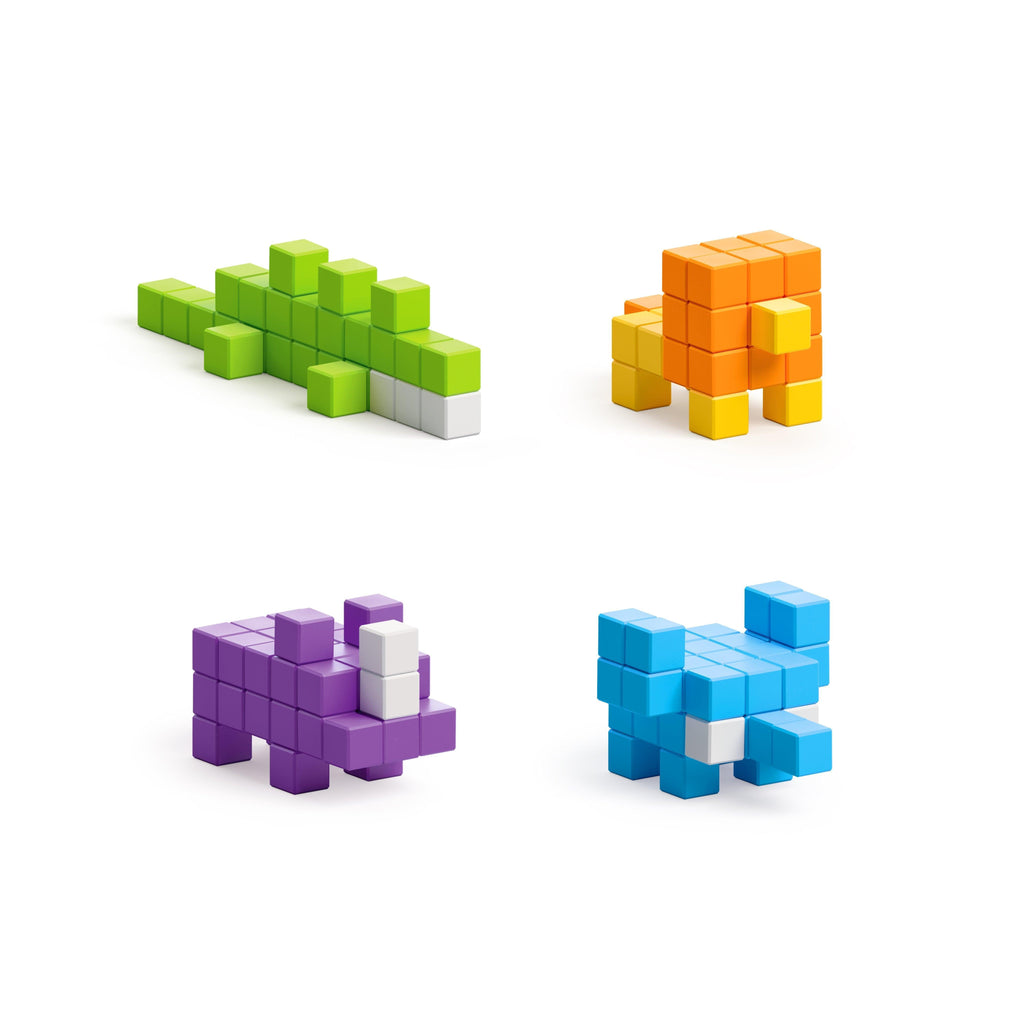 PIXEL-ART STEM BUILDING KIT (SAFARI EDITION).