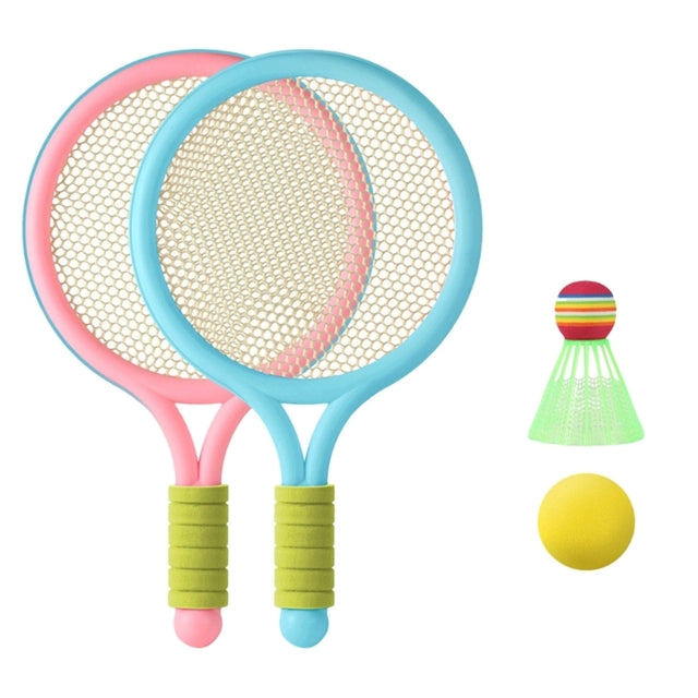 Premium Pastel Children's Badminton & Tennis Training Set
