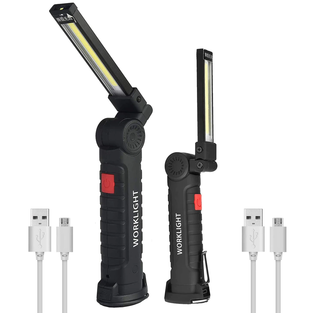Professional Magnetic 360° Rechargeable LED COB Work Light Suite