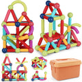 64-Piece Magnetic Building Sticks & Spheres STEM Set