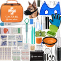 GPUSFAK Dog First Aid Kit with Grooming Hammock & Tool Set