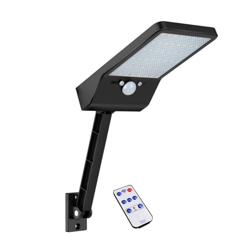 Professional 48-LED Solar Motion Security Light with Infrared Remote Suite