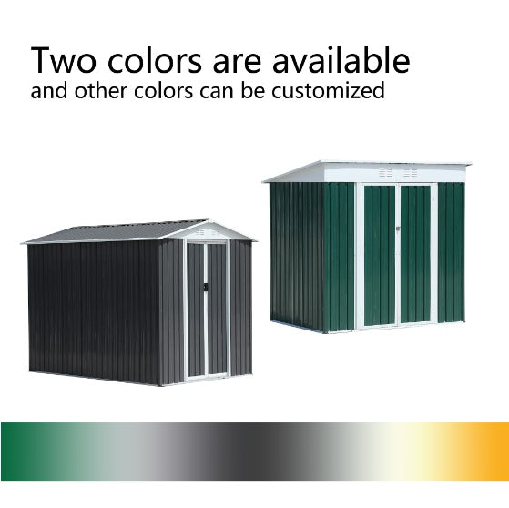 Professional 5x3ft Small Gardening Tool House & Outdoor Metal Shed