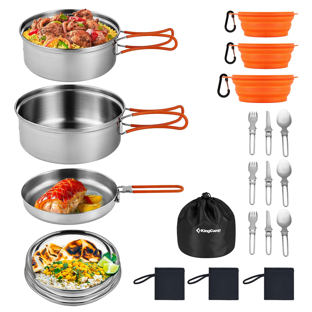 Chef-Squad' 25-Piece Stainless Steel Family Cook & Dine Set