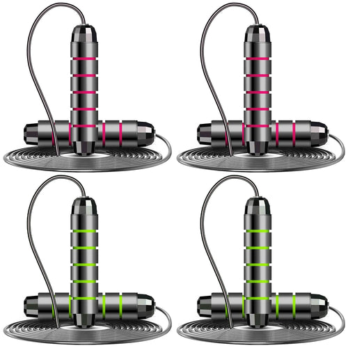 4-Pack Premium Speed Jump Rope Set