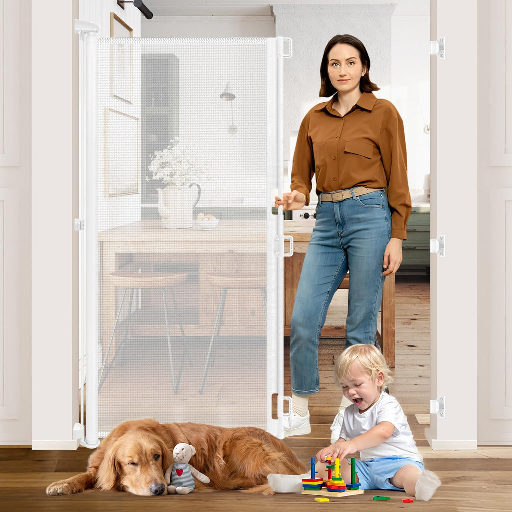 65" Extra Tall & 55" Wide Retractable Security Gate