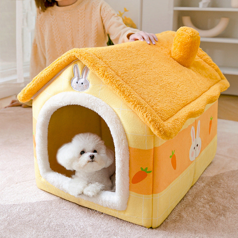 All-Season Thermal Enclosed Pet House & Brooder Nest