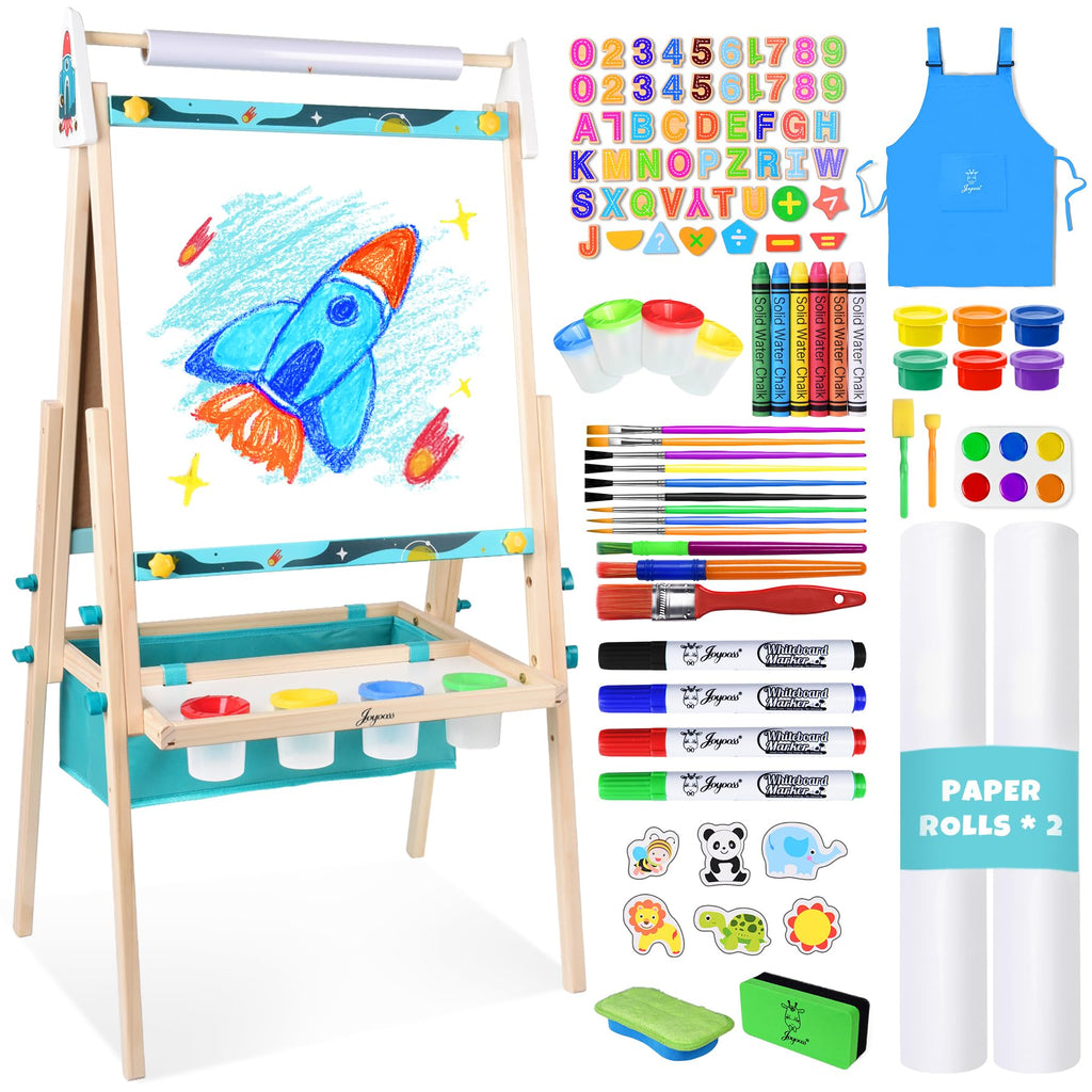 3-in-1 Kids Art Easel & 98-Piece Mega Accessory Kit