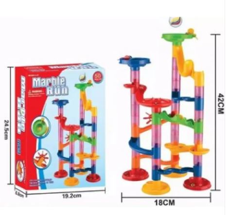 Modular STEM Marble Run Building Blocks