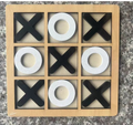 Premium Minimalist Wooden Tic-Tac-Toe Board Game