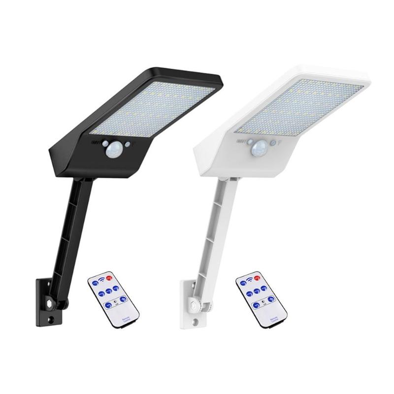 Professional 48-LED Solar Motion Security Light with Infrared Remote Suite