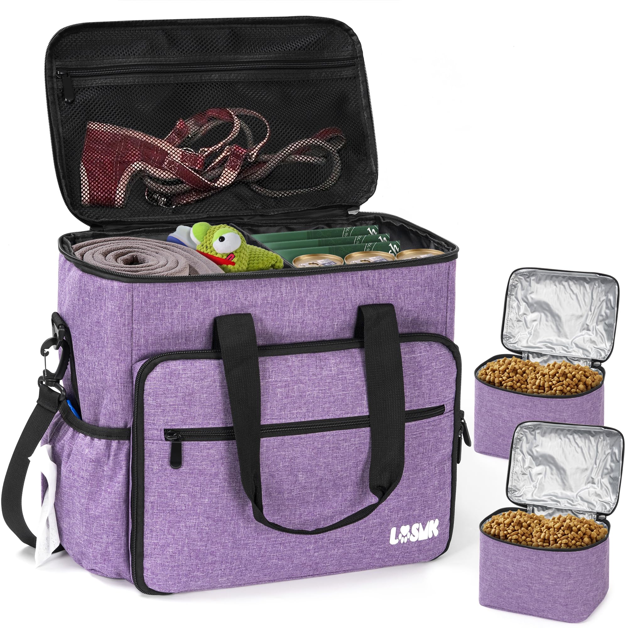 LASUK Airline Approved Dog Travel Tote & Organizer