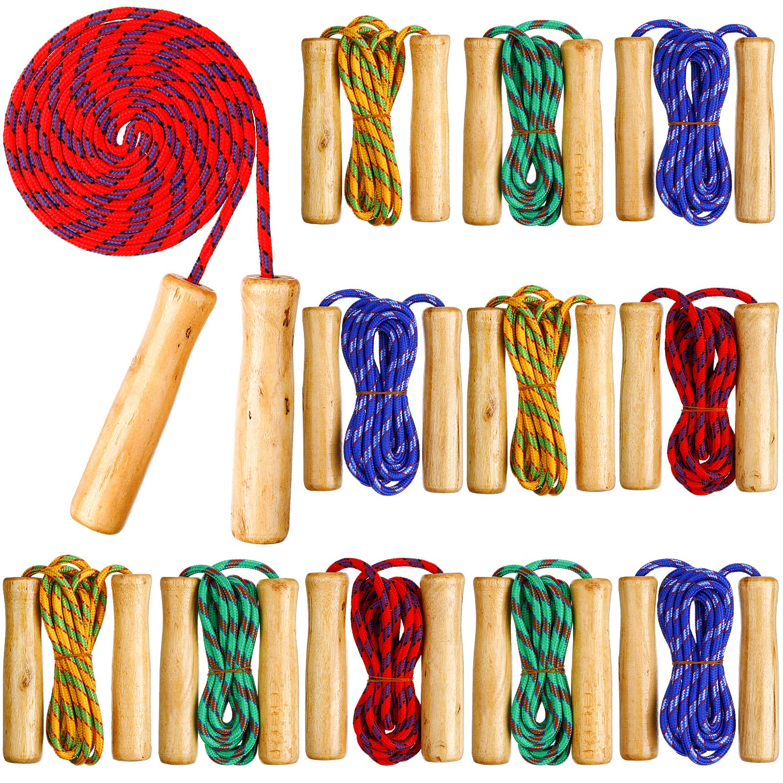 Neighborhood Activity 12-Piece Classic Cotton Jump Rope Bundle