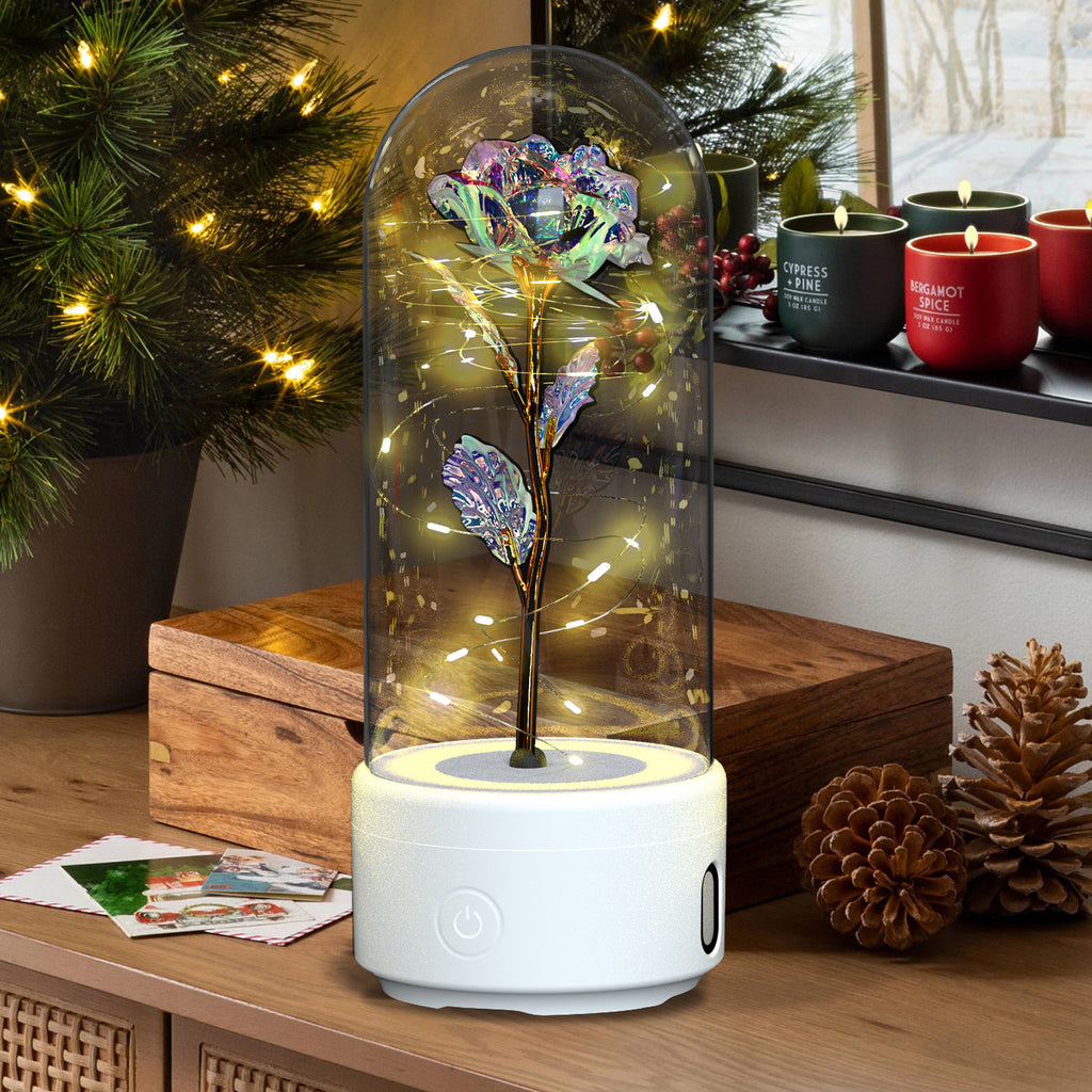 2-in-1 Legacy Love Bluetooth Speaker & LED Forever Rose Suite