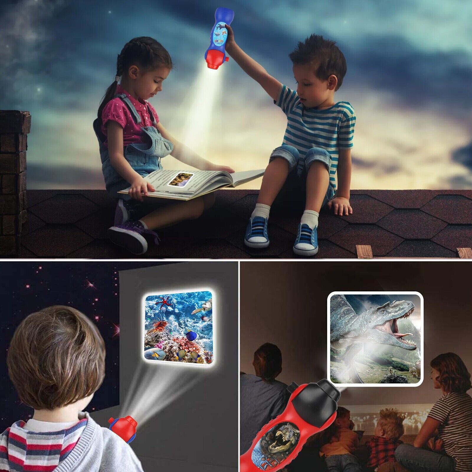 Premium Interactive Bedtime Flashlight Projector
